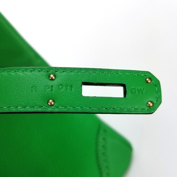 NEW HERMES BIRKIN 35 GHILLIES BAMBOO TOGO PHW - Picture 3 of 8